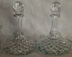 SHIP'S DECANTERS, PAIR