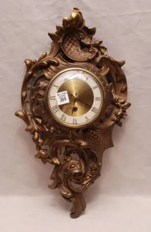 Brass/Bronze wall clock