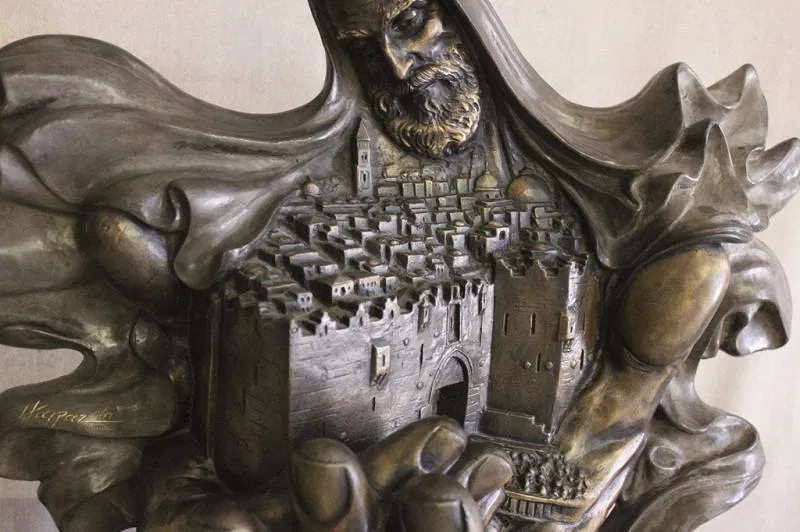Ari Harpaz Bronze Casting Jerusalem of Gold - Image 2