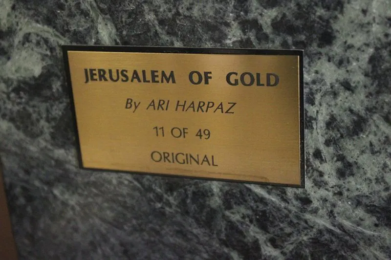 Ari Harpaz Bronze Casting Jerusalem of Gold - Image 5