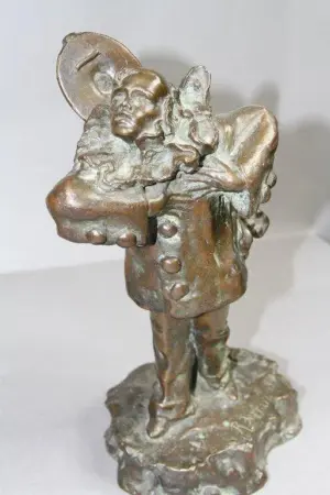 R. FERRARI BRONZE STATUE