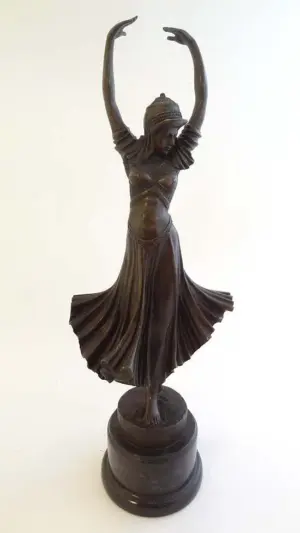 After Dimitri H Chiparus (1886-1947), Art Deco style b