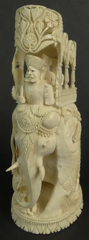 Early 20th Century Indian (India) Carved Ivory