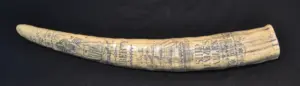 FAUX ENGRAVED PATRIOTIC TUSK - 22" LONG