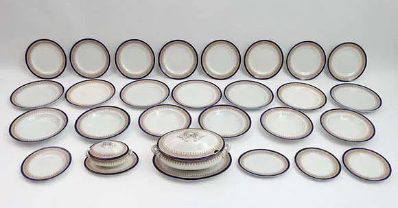 Royal Worcester Vitreous :a 1911 extensive service to