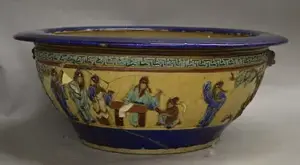 Chinese Glazed Earthenware Planter