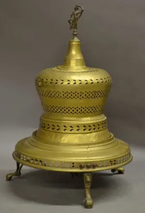 Antique Pierced Brass Bell