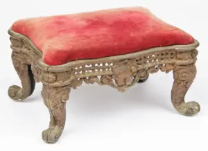 Victorian Cast Iron Footstool