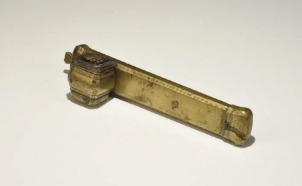 Islamic Brass Pen Box