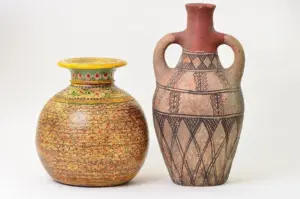 Two Antique Pottery Vases