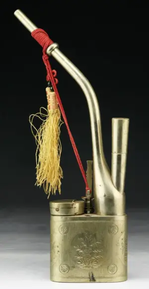 A Chinese Antique Bronze Pipe
