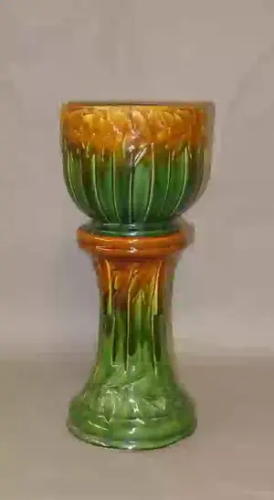 Ceramic Pedestal Planter
