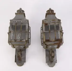 ( 2 ) Early 20th c . wall lanterns