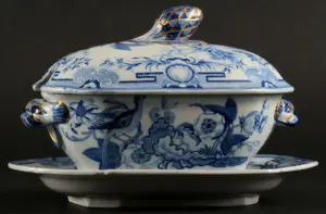 Early 19th Century Stone China #2 Ceramic Blue and