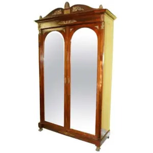 19th C Maison Kreiger Empire mahogany and bronze