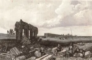 View of the ruins of Tyre  Lebanon 1859
