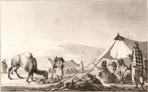 Arab camp  Arabia  1847