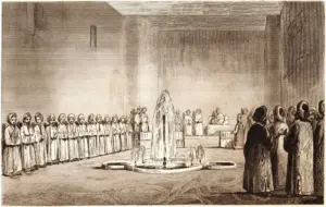 Audience with the Iman of Sanaa  Yemen  1847