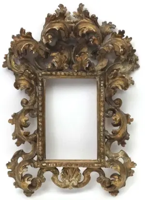 Late 18th/19thC Florentine gilded over carved wooden