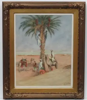 Bruno Richter (1872 - 1946 ) German, Watercolour,