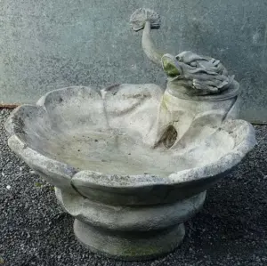 Garden & Architectural : water fountain a late 20thC