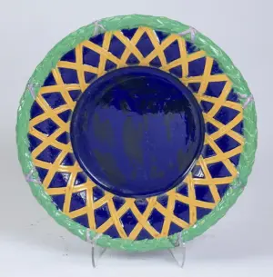 Majolica underliner attributed to Minton