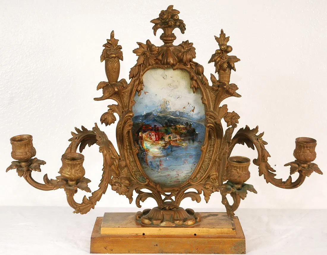 Antique French Candleholder