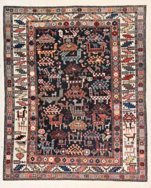 Fine Shirvan Style Small Rug