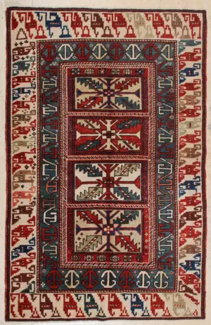 Kazak Style Village Rug