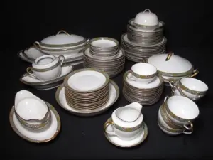 LIMOGES " TRIOMPHE " DINNERWARE: 80 PCS