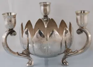 Silver Plated Candle Holder