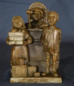 Charles Bragg "DIvorce Court" Bronze
