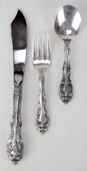 3 GORHAM LA SCALA STERLING SILVER SERVING PIECES