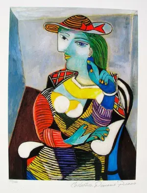 PABLO PICASSO MARIE THERESE WALTER ESTATE SIGNED