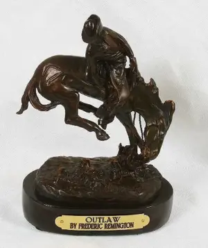 Frederic Remington Bronze Statue Reproduction