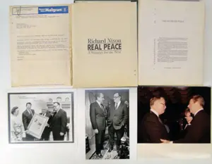 RICHARD NIXON BOOK PROOF TITLED "REAL PEACE"
