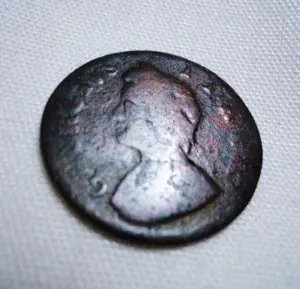 1733 BRITISH FARTHING