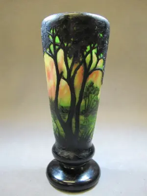 Daum Nancy cameo glass vase