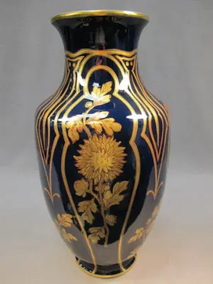 French Limoges porcelain vase