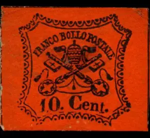 1867 Papal States 10b Stamp MINT NG