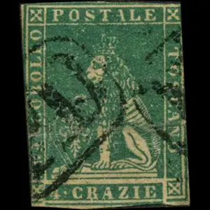 1851 Tuscany 4g Stamp