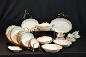 HAVILAND LIMOGES CHINA INC- (6) PLATES , (4) SOUPS