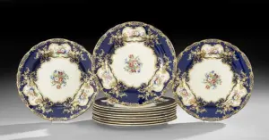11 Aynsley "Aristocrat" Pattern Service Plates