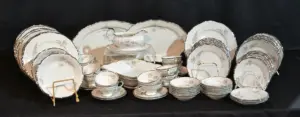 (88)pc SERVICE FOR (12) BAVARIAN DINNER SET WITH