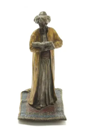 An Austrian Cold Painted Bronze Figure, R. Thuss, Heigh