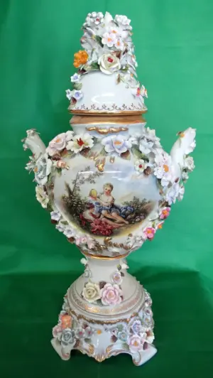 Meissen ( After ) Porcelain Vase