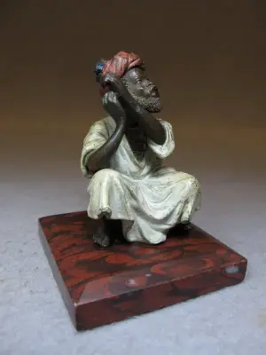 Vienna bronze Orientalist man sculpture
