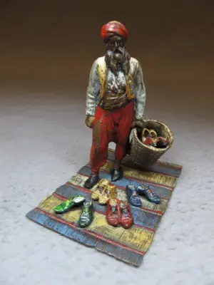 Franz BERGMAN (1898-1963) Vienna bronze man sculpture