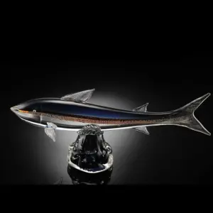 ART GLASS TROUT WITH GIFT BOX