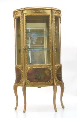 HAND PAINTED GILT VERNIS MARTIN STYLE CURIO